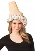 Rasta Imposta Vanilla Ice Cream Cone Hat 1341