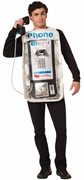 Rasta Imposta Retro Pay Phone with 3 Rings Costume, Adult One Size 1853