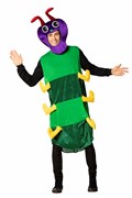 Rasta Imposta Caterpillar Halloween Costume, Colorful with Headpiece, Adult One Size 5800