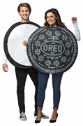 Rasta Imposta Oreo Cookie Couple Halloween Costume, Adult One Size GC3714