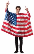 Rasta Imposta USA Flag Tunic Costume, Adult One Size 1980