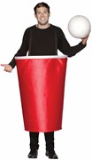 Rasta Imposta Red Beer Pong Cup Costume, Adult One Size GC6029