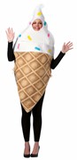 Rasta Imposta Ice Cream Cone Costume, Adult One Size GC7153