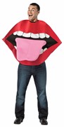 Rasta Imposta Red Lips & Tongue Costume, Adult One Size 7267