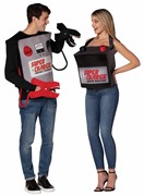 Rasta Imposta Battery & Jumper Cables Couples Halloween Costume, Adult One Size GC6377