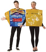 Rasta Imposta Kraft Singles Pack and Single Slice Cheese Couple Costume, Adult One Size GC1705