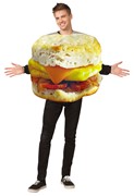 Rasta Imposta Get Real Breakfast Sandwich Costume, Adult One Size GC6840