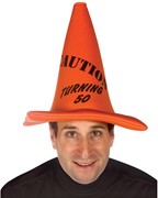 Rasta Imposta Turning 50 Cone Birthday Hat, Adult One Size 300351