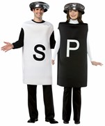 Rasta Imposta Salt and Pepper Couples Costume, Adult One Size 10062