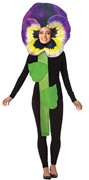 Rasta Imposta Purple Pansy Flower Costume, Adult One Size GC1166