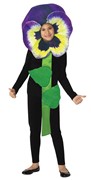 Rasta Imposta Purple Pansy Flower Costume, Child Size 7-10 1166-710