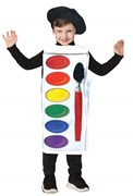 Rasta Imposta Watercolor Paint Palette Costume, Child Size 3-6X 1992-36