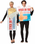 Rasta Imposta Stuck on You Bandage & Bandage Box Couples Costume, Adult One Size 10329