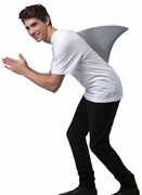 Rasta Imposta Shark Fin Costume with Safety Pin Attachment, Adult One Size 1155