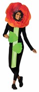 Rasta Imposta Poppy Flower Halloween Costume, Adult One Size R7791-OS