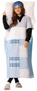 Rasta Imposta Sleeping Bed w. Pillow & Comforter Halloween Costume, Adult One Size GCR7805