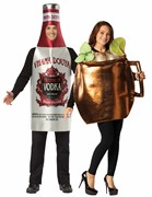 Rasta Imposta Moscow Mule Mug & Vodka Couples Halloween Costume, Adult One Size 20004