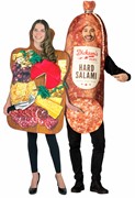 Rasta Imposta Charcuterie Board & Hard Salami Couples Halloween Costume, Adult One Size 20011