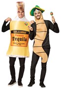 Rasta Imposta Tequila Bottle & Tequila Worm Couples Costume, Adult One Size 20022