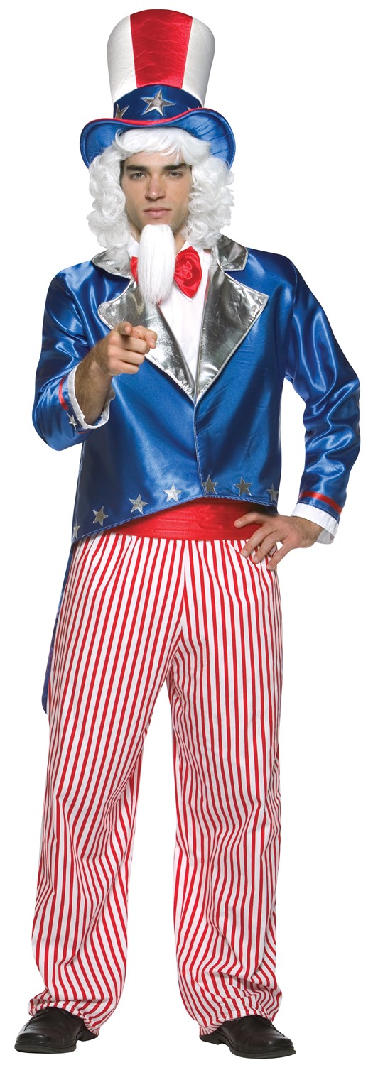 Rasta Imposta Uncle Sam Patriotic Costume, Adult One Size GC1943