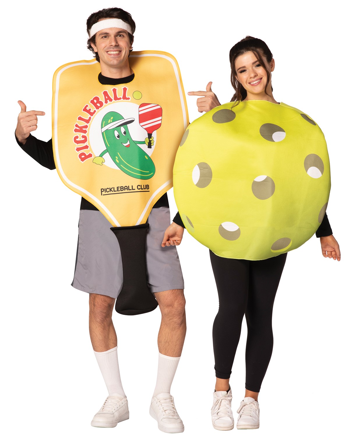 Pickle Ball Paddle Ball Couples Costume Rasta Imposta