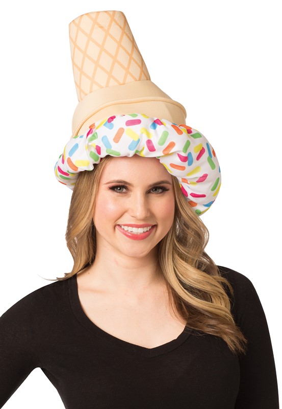 Rasta Imposta Vanilla Ice Cream Cone Hat 1341