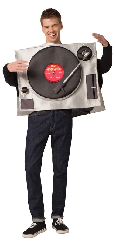 Rasta Imposta Old School Turntable Record Player Costume, Adult One Size GC1876