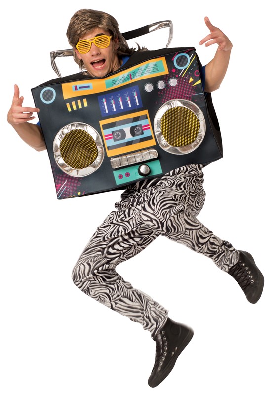 Boombox Radio Cassette Player Costume | 80's | Rasta Imposta