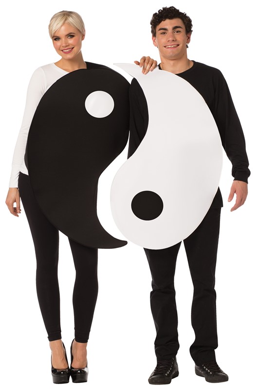 Rasta Imposta Yin & Yang Couples Costume, Adult One Size GC6199