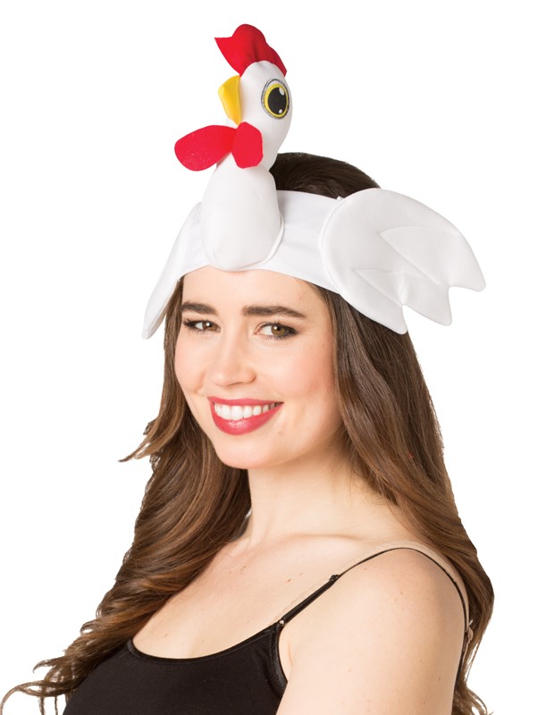 Rasta Imposta Chicken Happy Heads Headband, Adult One Size GC18006