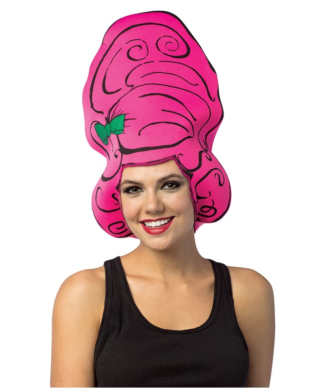 Rasta Imposta Pink Beehive Cartoon Wig 1346