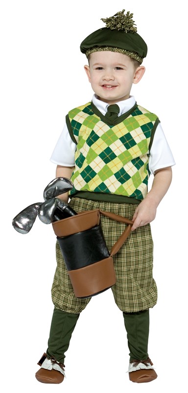 Rasta Imposta Golfer Costume for Stag Party Sports Costumes