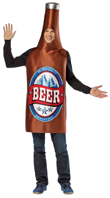 Rasta Imposta Beer Bottle Costume, Adult One Size GC336