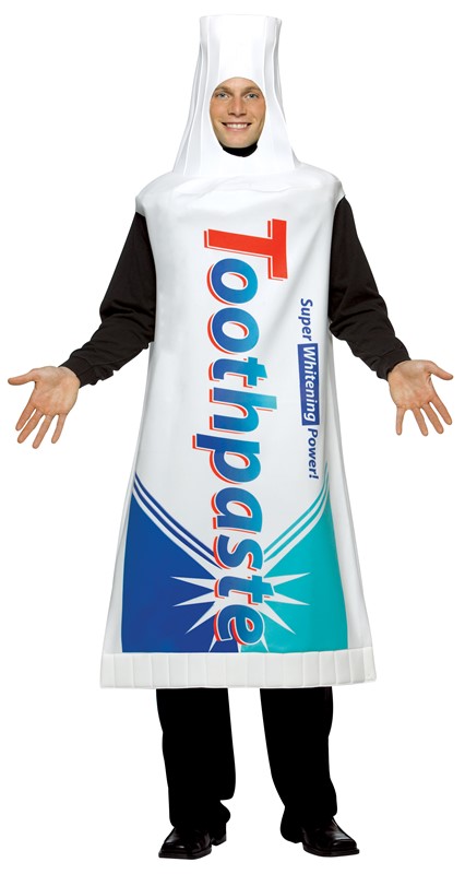 Rasta Imposta Toothpaste Costume Adult One Size For Men And Women