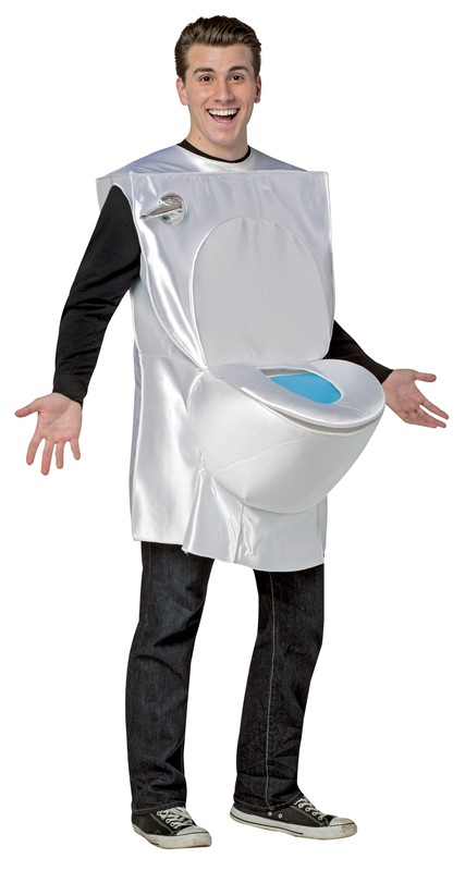 Rasta Imposta Toilet Costume, Adult One Size GC7239