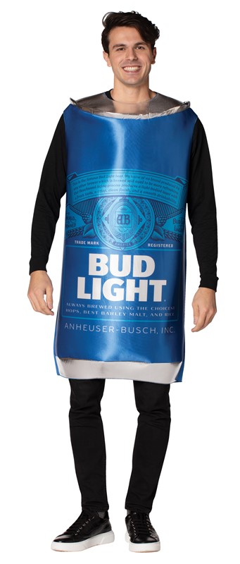 Rasta Imposta Anheuser Busch Bud Light Beer Can Halloween Costume, Adult One Size GC250