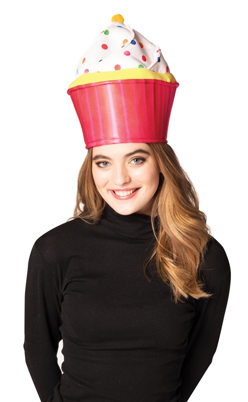 Rasta Imposta Pink Cupcake Hat Costume, Adult One Size 1289