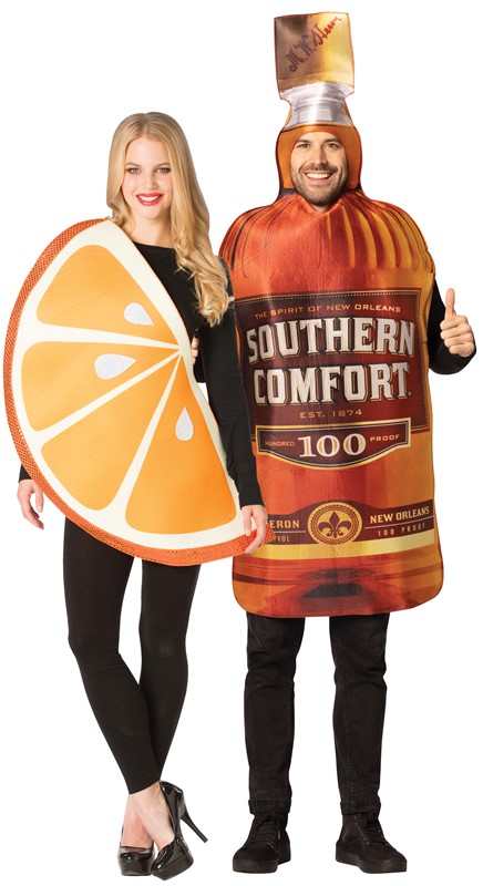 Rasta Imposta Southern Comfort & Orange Slice Couples Halloween Costume, Adult One Size 20000