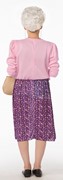 Rasta Imposta Golden Granny Wise Halloween Costume with Wig, Adult Size L-XL 5223-XL View 2