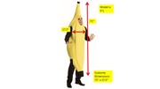 Rasta Imposta Deluxe Banana Costume, Adult One Size 7102 View 2