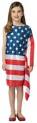 Rasta Imposta USA Flag Dress Costume, Child Size 7-10 GC1942710 View 2