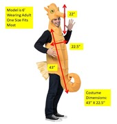 Rasta Imposta Seahorse Costume, Adult One Size GC6704 View 2