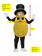 Rasta Imposta Planters BABY NUT™ Mr. Peanut Halloween Costume, Child Size 3-4 1698-34 View 2