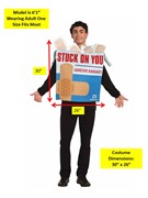 Rasta Imposta Stuck On You Bandages Box Costume, Adult One Size GC2151 View 2