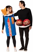 Rasta Imposta Spaghetti & Meatballs Couple Costume, Adult One Size GC6319 View 2