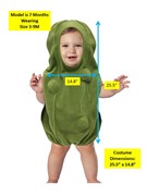 Rasta Imposta Gherkin Pickle Bunting Costume, Baby 3-9 months GC9040 View 2