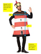 Rasta Imposta Lighthouse Costume, Adult One Size GC1162 View 2