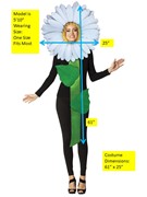 Rasta Imposta Daisy Flower Costume, Adult One Size 1164 View 2