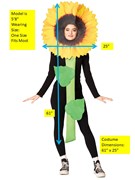 Rasta Imposta Sunflower Costume, Adult One Size GC1168 View 2