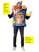 Rasta Imposta Sour Gummy Worms Costume, Adult One Size 2004 View 2